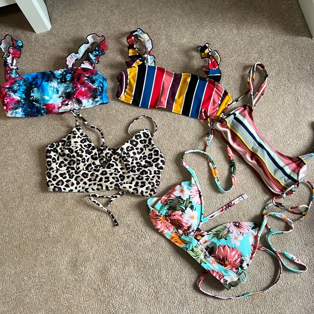 5 Bikini Tops size small